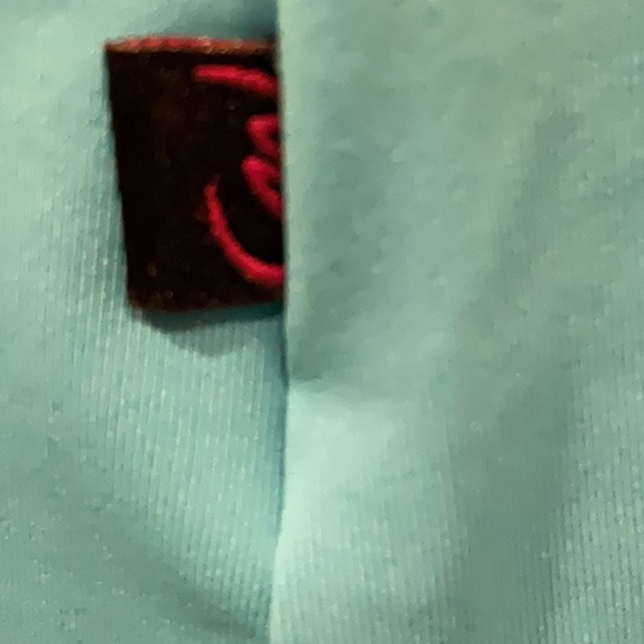 TTP 21 inches with stretch length 26 inches turquoise pull pull over with zipper - Picture 5 of 9